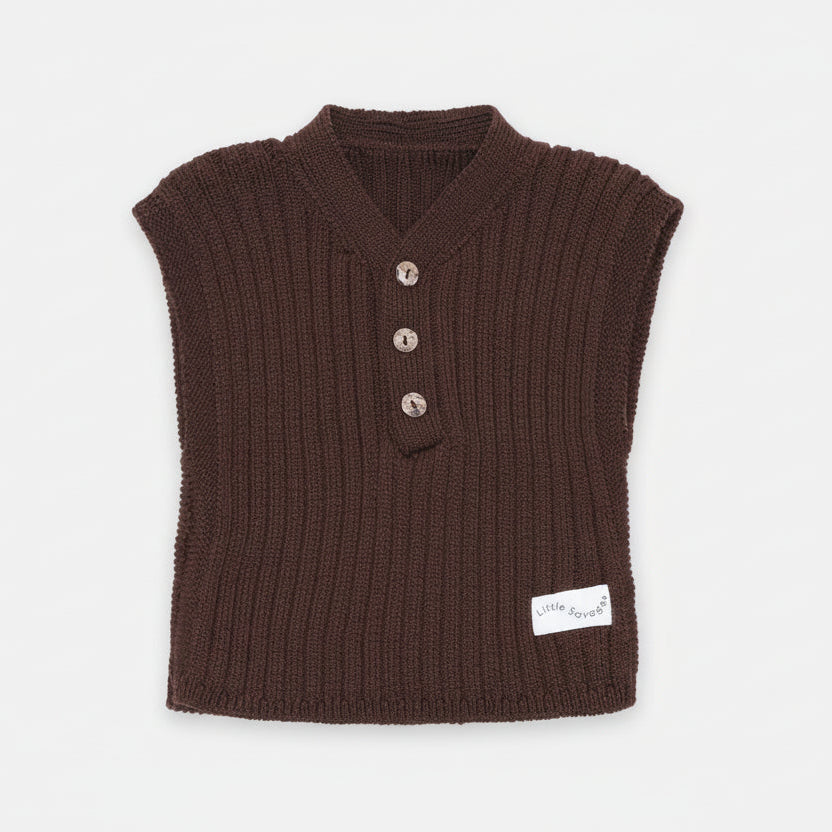 Strik Vest - Chocolate