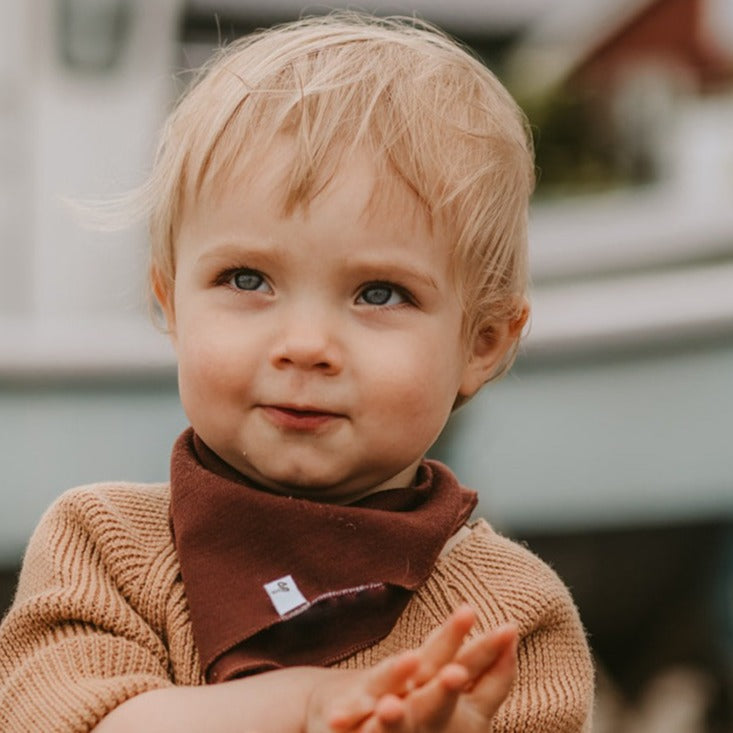 Bandana Bib - Chocolate