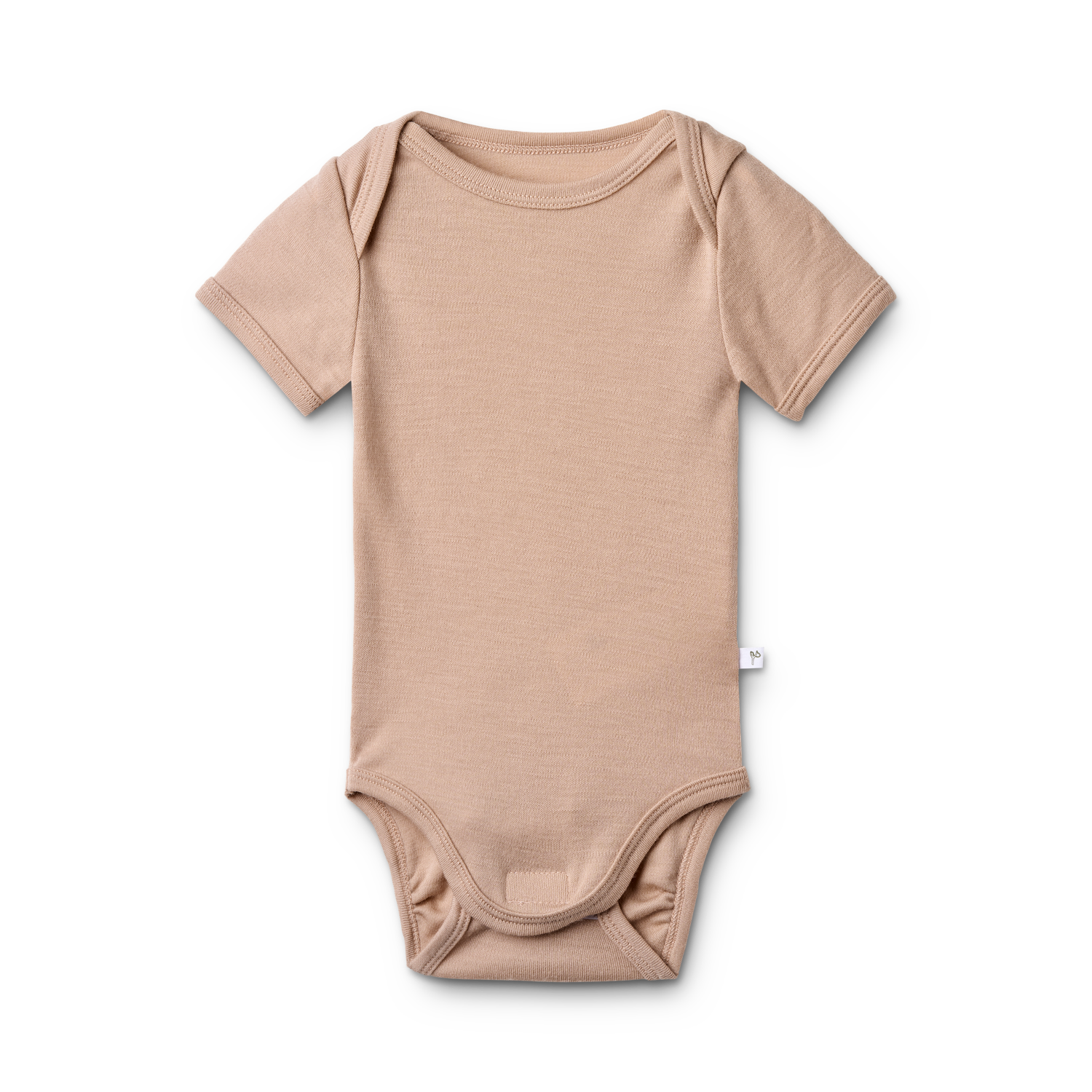 Kortærmet Body Velcro - Nougat