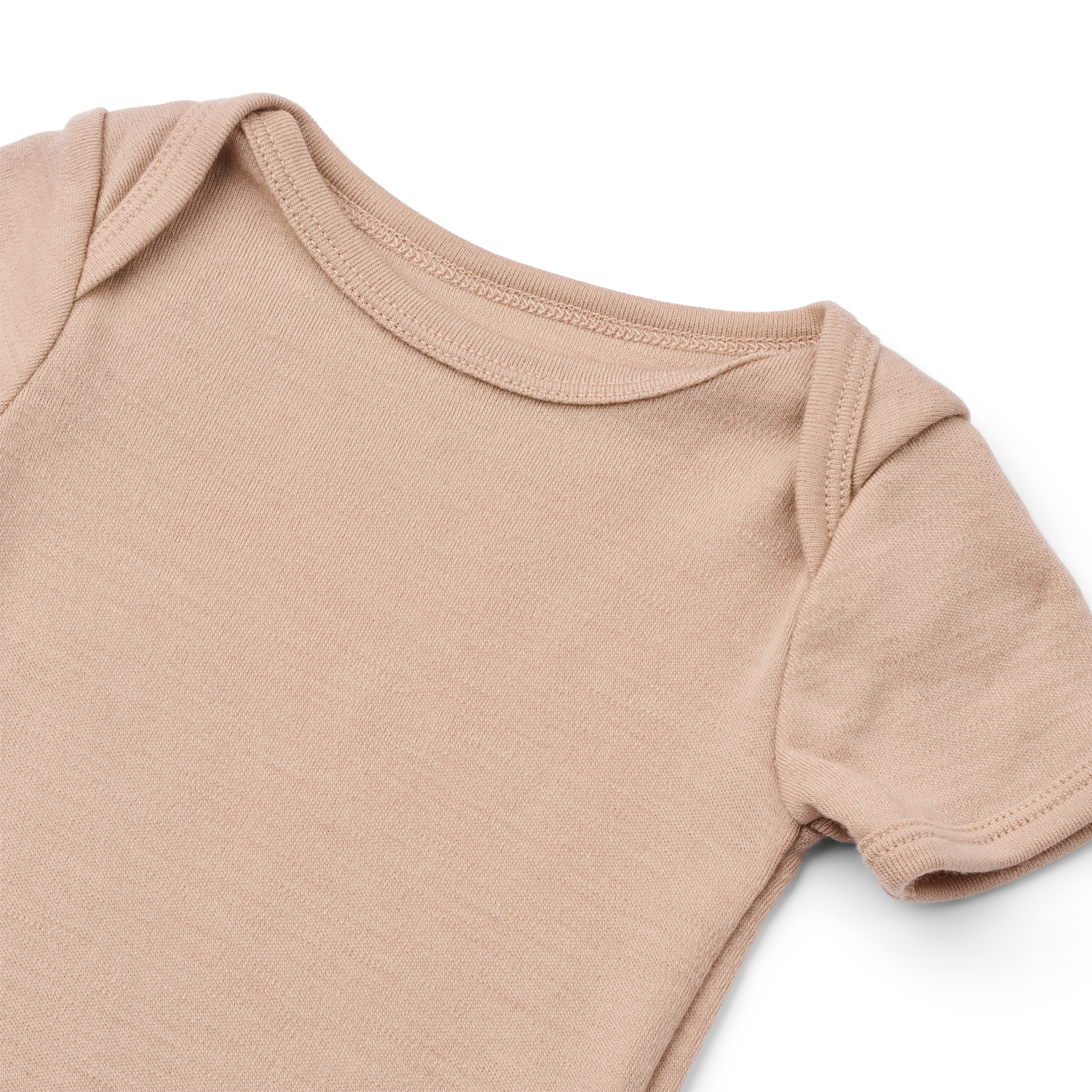 Kortærmet Body Velcro - Nougat