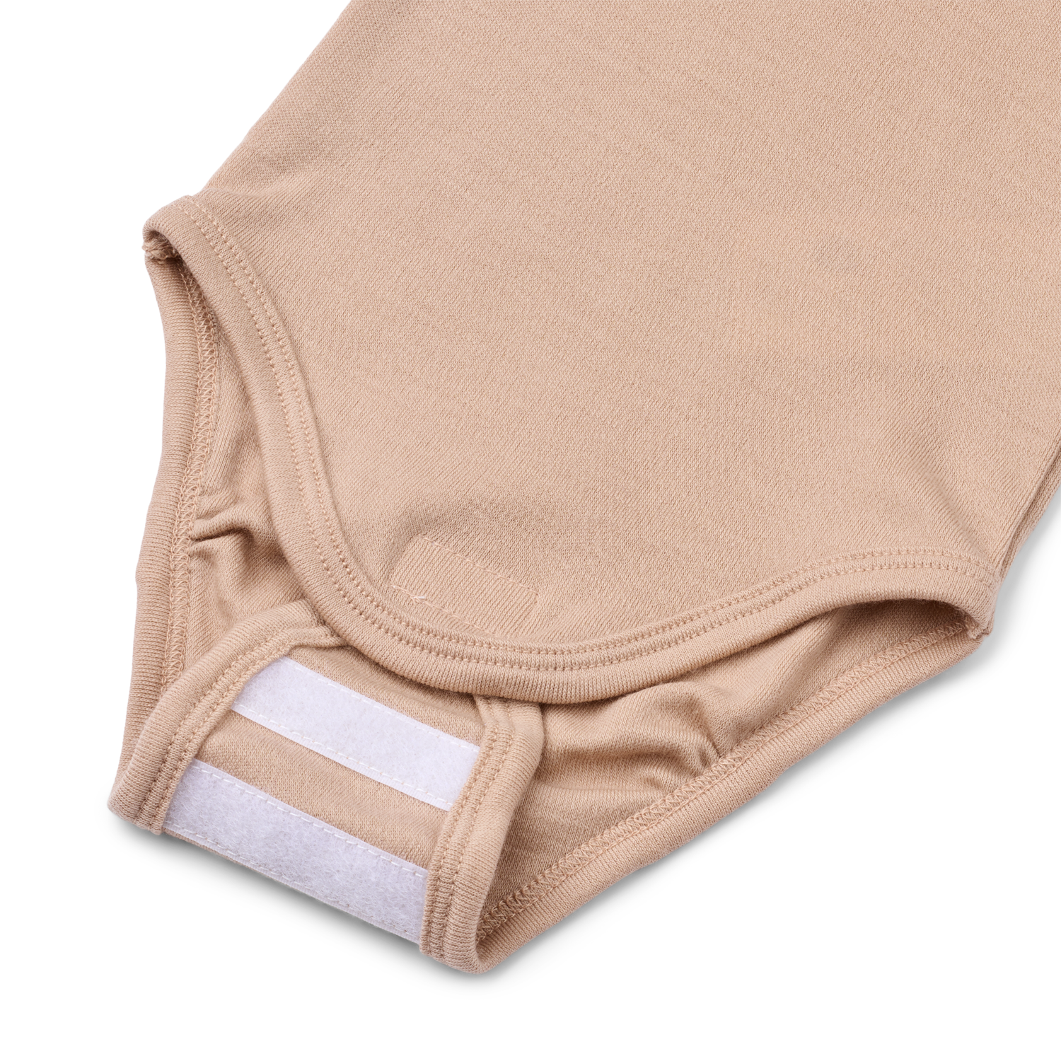 Kortærmet Body Velcro - Nougat