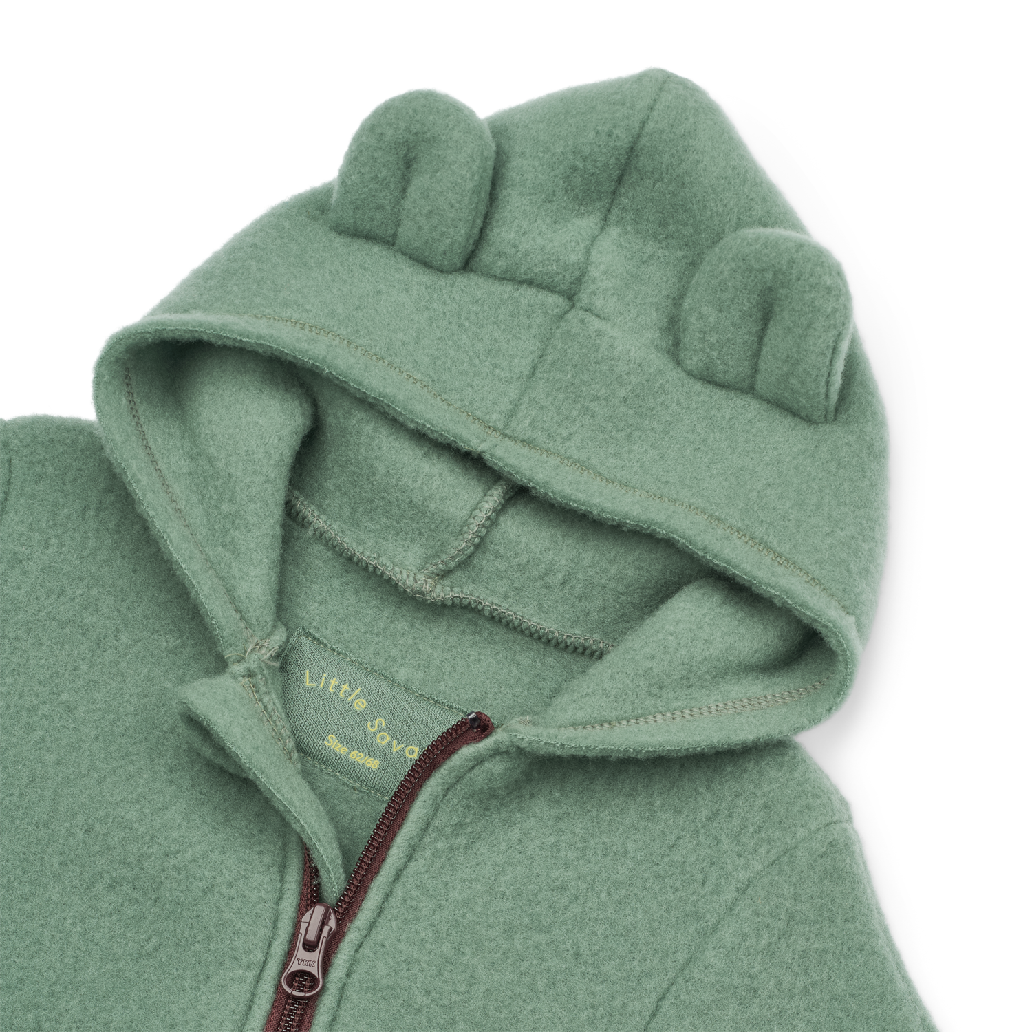 Kørerdragt børstet uld - Agave