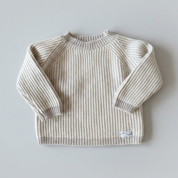 Cashmere sweater - Nougat/Sand