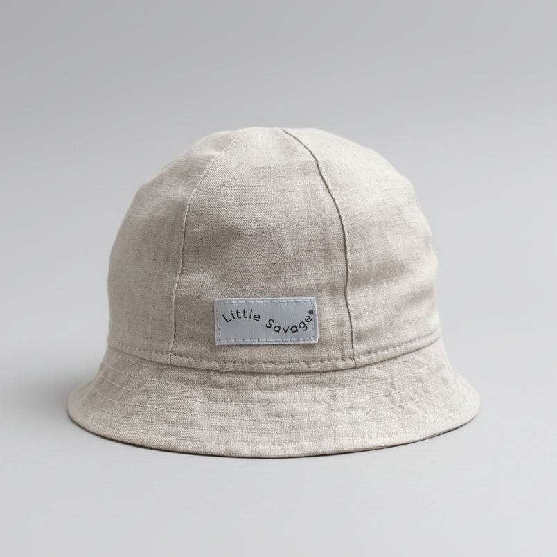 Linen sun hat for baby