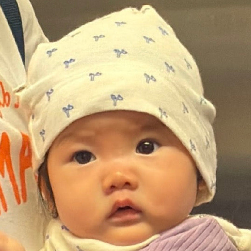 Beanie - med knude - Sling Ocean