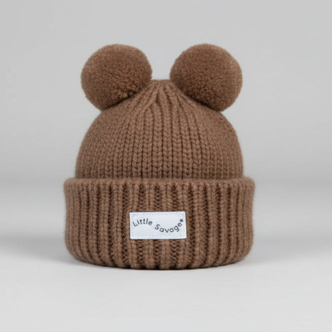 Alpaca hue m. pom pom - Chocolate