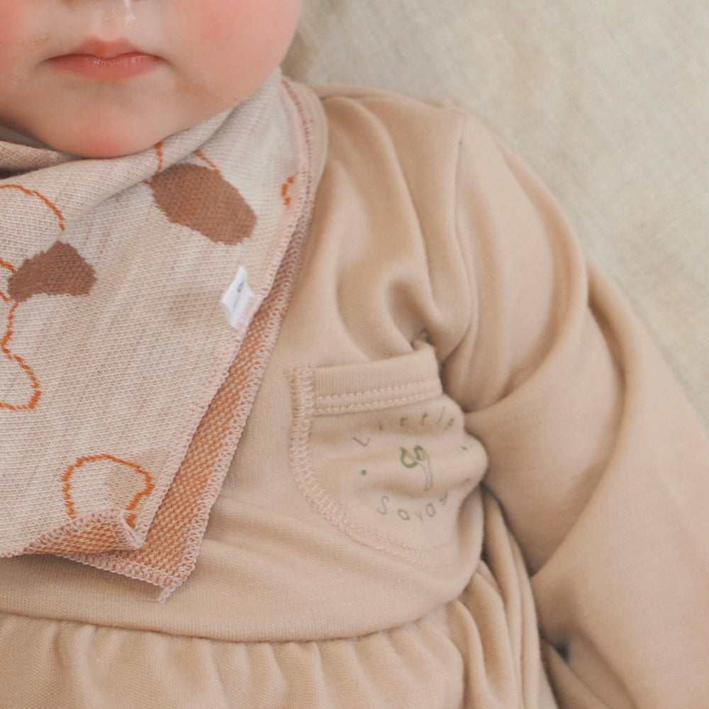 Bandana Bib - Puddle Rust
