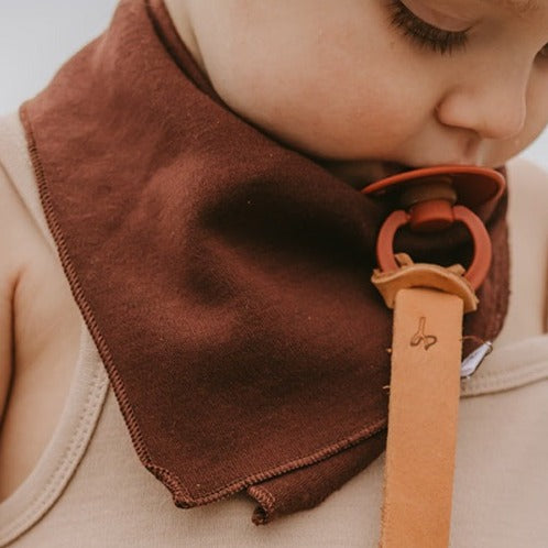 Bandana Bib - Chocolate
