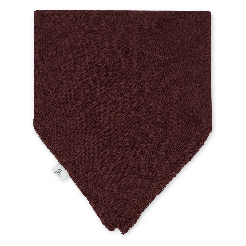 Little Savage Bandana Bib Uld Chokolade