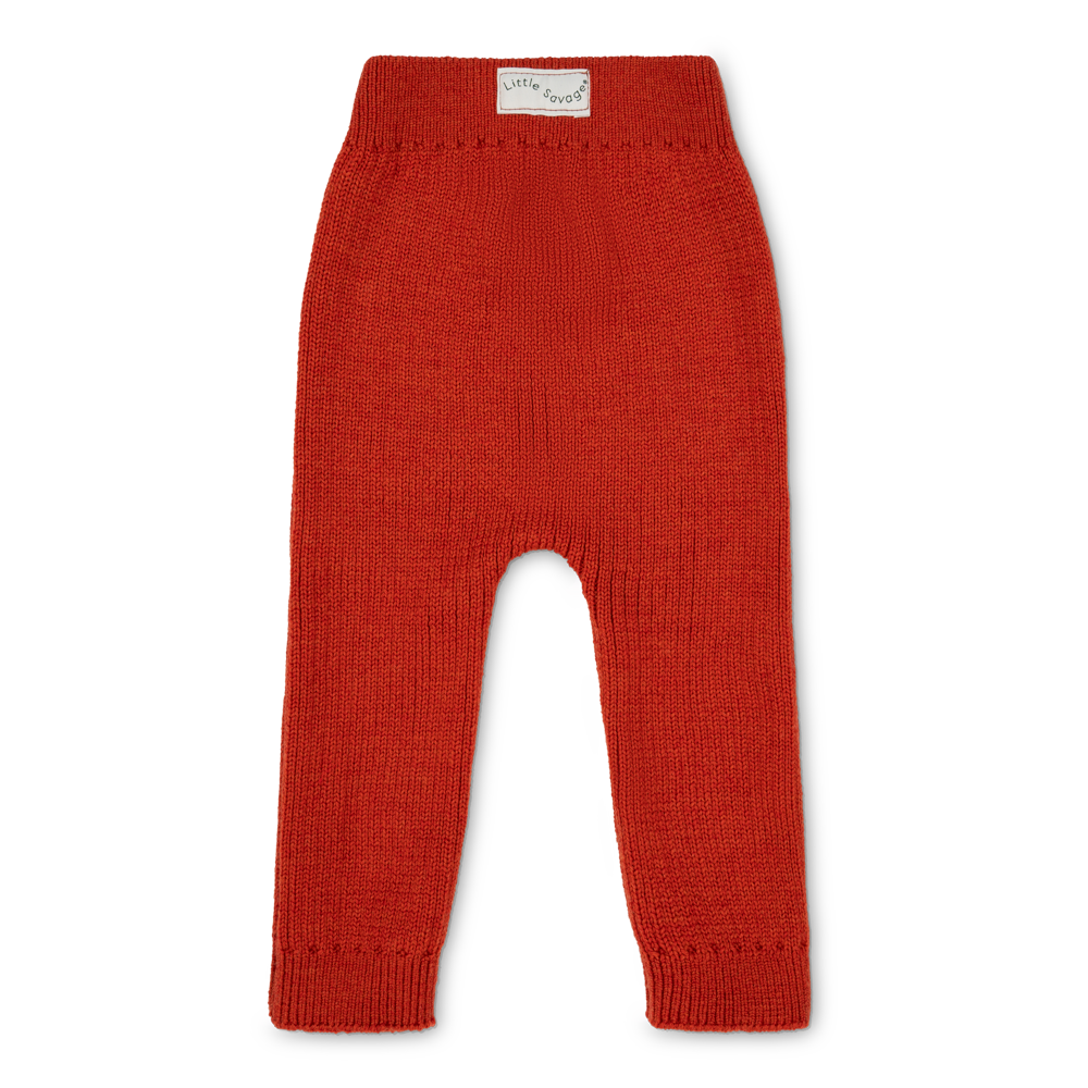 Strik bukser i merinould