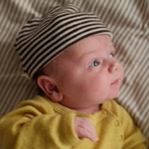 Beanie – Coffee Stripe