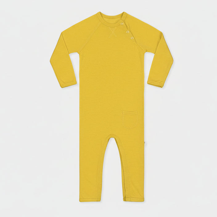 Heldragt med raglan - Mustard