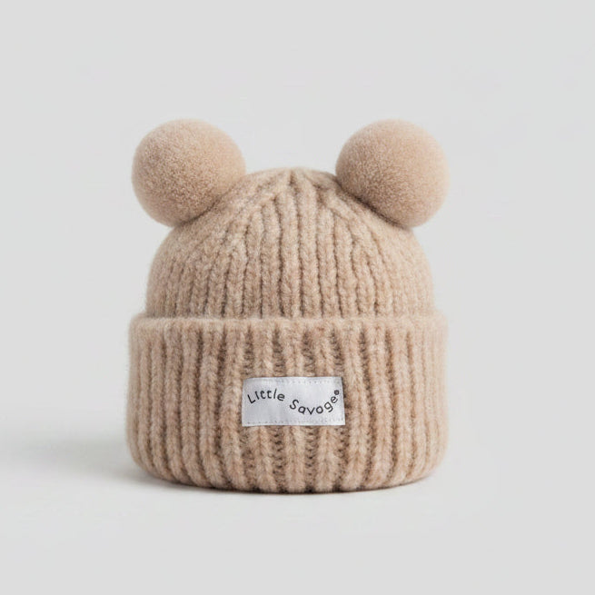 Alpaca hue m. pom pom - Nougat